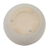 Ceramic 5" Round Volcanic Vase - Cotton|Vase rond de 5 po en céramique à texture volcanique - coton