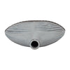 Ceramic 6" Half Dome Arch Vase - Blue | Vase de 6 po en céramique à motif d’arc en demi-dôme - bleu