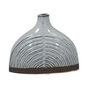 Ceramic 6" Half Dome Arch Vase - Blue | Vase de 6 po en céramique à motif d’arc en demi-dôme - bleu