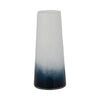 Glass 11" Blue Waters Vase - Blue and White|Vase de 11 po en verre à motif d’eaux bleues - bleu et blanc