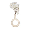 Ceramic 9" Curved Open Cut-Out Vase - White|Vase courbé de 9 po en céramique avec découpe - blanc