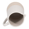 Ceramic 8" Pitcher with Lines - Ivory|Cruche de 8 po en céramique avec rayures - ivoire