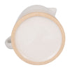 Ceramic 8" Pitcher with Lines - Ivory|Cruche de 8 po en céramique avec rayures - ivoire