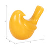 Ceramic 5" Side View Bird - Mustard|Oiseau qui regarde de côté de 5 po en céramique - moutarde