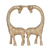 Metal 10" Giraffe Couple - Gold|Couple de girafes de 10 po en métal - doré