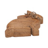 Mango Wood 8" Bunny - Brown|Lapin de 8 po en manguier - brun