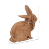 Mango Wood 8" Bunny - Brown|Lapin de 8 po en manguier - brun
