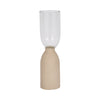 Ecomix Glass 15" Vase - Ivory|Vase Ecomix de 15 po en verre - ivoire