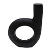 Metal 9" Looped Sculpture - Black|Sculpture boucle de 9 po en métal - noire