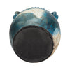 Terracotta 10" Triple Handle Jug - Blue and Ivory | Carafe de 10 po en terre cuite à 3 poignées - bleue et ivoire