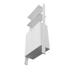 Manhattan Comfort Cooper Ladder Display Accent Cabinet with 2 Floating Shelves - White|Armoire décorative Cooper de Manhattan Comfort de style échelle avec 2 tablettes flottantes - blanche