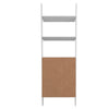 Manhattan Comfort Cooper Ladder Display Accent Cabinet with 2 Floating Shelves - White|Armoire décorative Cooper de Manhattan Comfort de style échelle avec 2 tablettes flottantes - blanche