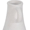 Dolomite 12" Rough Textured Bottle Vase - White|Vase en forme de bouteille de 12 po en dolomite à texture rugueuse - blanc