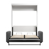 Bestar Pur Full Murphy Bed with Sofa - White|Lit escamotable Pur de Bestar avec sofa - blanc
