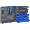 Durhand 44 Piece Wall Mounted Storage Bins|Durhand Ensemble De Rangement D'outils Bleu