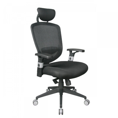 TygerClaw Ergonomic High Back Mesh Office Chair with Headrest|TygerClaw Fauteuil de Bureau Ergonomique en Maille a Dossier Haut avec Appui-tete