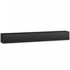 HOMCOM 71" Floating TV Stand for TVs up to 72 Inch, Black