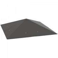 10' X 10' Gazebo Replacement Cover, Gazebo Roof Replacement, Grey