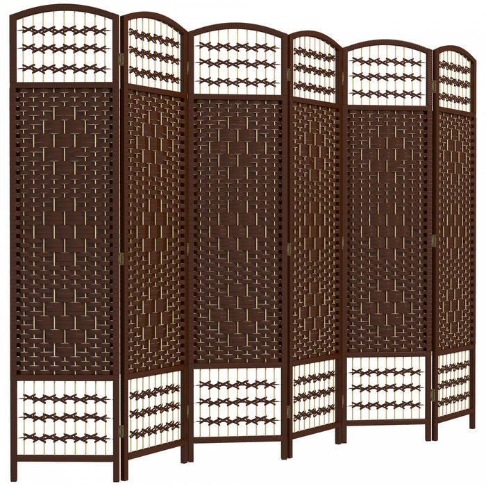 Homcom 6 Panel Folding Room Divider 5.6 Ft Privacy Screen