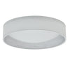 Dainolite Cfled Flush Mount 15" Micro White Shade Lamp|Petit plafonnier affleuré Cfled de Dainolite de 15 po, avec abat-jour blanc