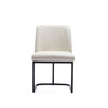 Manhattan Comfort Serena Faux Leather Dining Chair - Cream|Chaise de salle à manger Serena de Manhattan Comfort en similicuir - crème
