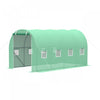 Outsunny Walk-in Tunnel Greenhouse 13 X 6.4 X 6.5 Ft Hoop House, Green|Outsunny Serre Tunnel De Plain-pied, Serre De 13 X 6.4 X 6.5 Pi, Vert