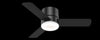 Minimus Ceiling Fan with Light Fixture - Black | Ventilateur de plafond Minimus avec luminaire - Noir