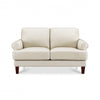 Hydeline Sarina Leather Loveseat - Vanilla | Hydeline Sarina Causeuse en cuir – Vanille
