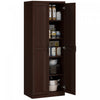 HOMCOM 63" Pantry Cabinet, Kitchen Storage Cabinet with Adjustable Shelves