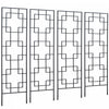 Outsunny 72" Garden Trellis Pack Of 4, For Roses, Vine, Cucumber, Clematis|Outsunny Lot De 4 Treillis De Jardin 72" Pour Roses, Vigne, Clematite