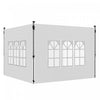 Outsunny Side Panels With Windows For 9.8' X 9.8' Or 9.8' X 13.1' Pop Up Canopy, 2 Pack Sidewalls Re|Outsunny 2 Panneaux Lateraux Avec Fenetres Pour Auvent Escamotable De 9,8' X 9,8' Ou 9,8' X 13,1', P