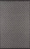 Eve Contemporary 6'7\" x 9'6\" Area Rug in Grey Indoor Area Rug