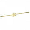 Dainolite Arandel Vanity Light 36w LED Aged Brass Frosted Acrylic Diffuser Lamp|Lumière de coiffeuse Arandel de Dainolite en acrylique givré qui diffuse la lumière, avec fini laiton vieilli et ampoule à DEL de 36 W