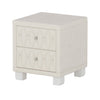 Sophia Elegant Velvet Nightstand with Drawers and Button-Tufted Design,Beige | Sophia Table de Nuit Elegante en Velours avec Tiroirs et Design Capitonne, Beige