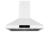 Hauslane | Chef 30-in Convertible Matte White Wall-Mounted Range Hood | Hauslane | Hotte de cuisiniere murale convertible mate blanche de 30 pouces