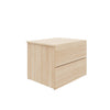 Nordika James Nightstand with 2-Drawers - Natural Blonde Oak|Table de nuit James Nordika à 2 tiroirs - chêne blond naturel