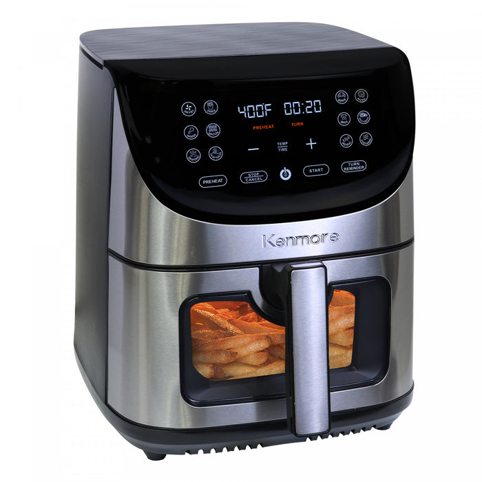 Kenmore 8 Qt Digital Air Fryer, 12 Presets