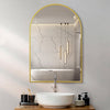 Arcus 24" X 36" Hand Crafted Architectural Mirror - Gold|Miroir architectural Arcus 24 po x 36 po fabriqué à la main - doré