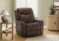 MONARCH SPECIALTIES POWER RECLINING CHAIR, 37