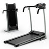 Costway 2 Hp Folding Treadmill Motorized Running Machine 12 Preset Program & Lcd Display Black