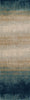 Sable Contemporary 2'2" x 7'7" Runner Rug in Blue Indoor Area Rug | Tapis Contemporain Sable 2'2" x 7'7" en Bleu