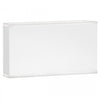 Dainolite Emery LED Wall Sconce 20w Matte White Frosted Acrylic Diffuser Lamp|Applique murale Emery de Dainolite en acrylique givré qui diffuse la lumière, avec fini blanc mat et ampoule à DEL de 20 W