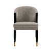 Manhattan Comfort Modern Ola Chenille Dining Chair - Stone|Chaise de salle à manger moderne Ola de Manhattan Comfort en chenille - pierre