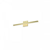 Dainolite Arandel Vanity Light 18w LED Aged Brass Frosted Acrylic Diffuser Lamp|Lumière de coiffeuse Arandel de Dainolite en acrylique givré qui diffuse la lumière, avec fini laiton vieilli et ampoule à DEL de 18 W
