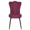 Genevra Pink Velvet Accent Dining Chair (Set of 2) | Chaise d'appoint de salle a manger Genevra en velours rose (ens. de 2)