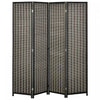 Homcom 4-panel Bamboo Room Divider Privacy Screen 6ft|Homcom Paravent De Separation De Piece En Bambou A 4 Panneaux 6ft