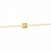Dainolite Arandel Vanity Light 36w LED Aged Brass White Acrylic Diffuser Lamp|Lumière de coiffeuse Arandel de Dainolite en acrylique blanc qui diffuse la lumière, avec fini laiton vieilli et ampoule à DEL de 36 W