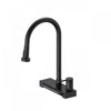 4 Function Pivoting Waterfall Pull-Down Kitchen Faucet with Power Wash, High Arc. Black-FCWRMBKD1 Laundry Combo | Robinet de cuisine cascade pivotant a 4 fonctions, mode de nettoyage puissant, grand col. Noir-FCWRMBKD1