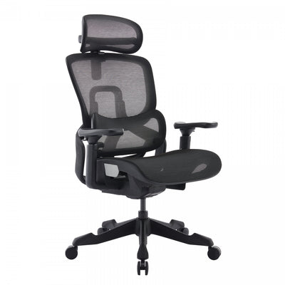 TygerClaw Ergonomic Full Mesh Executive Chair with Multi-Directional Support Office Chair|TygerClaw Fauteuil de Direction Ergonomique en Maille Integrale avec Support Multidirectionnel