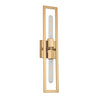 Dainolite Wisteria 2 Light Wall Sconce Aged Brass Lamp